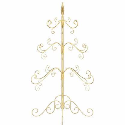 vidaXL Metal Christmas Tree Gold 90 cm Powder-coated Steel