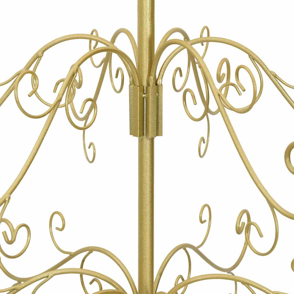 vidaXL Metal Christmas Tree Gold 180 cm Powder-coated Steel
