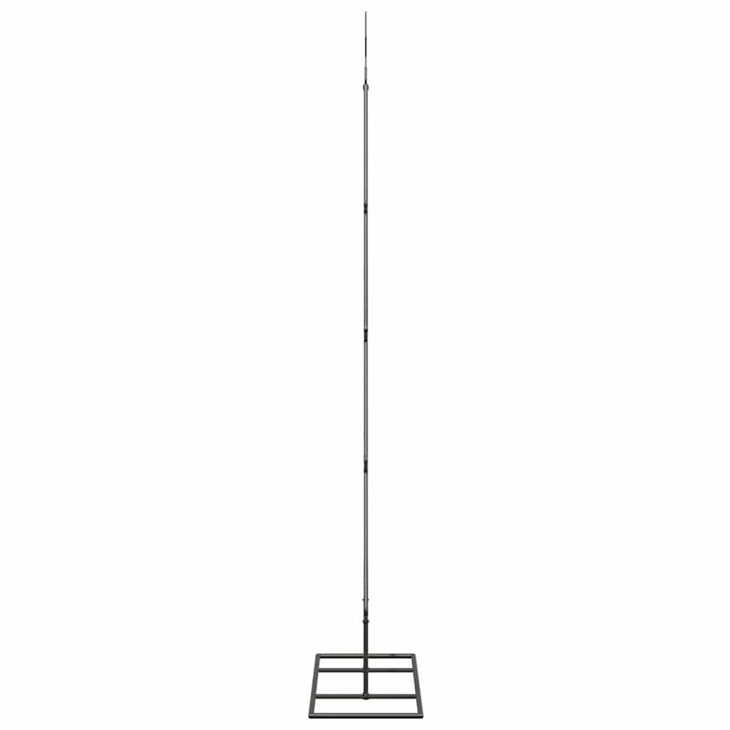 vidaXL Metal Christmas Tree with Stand Black 125 cm Steel