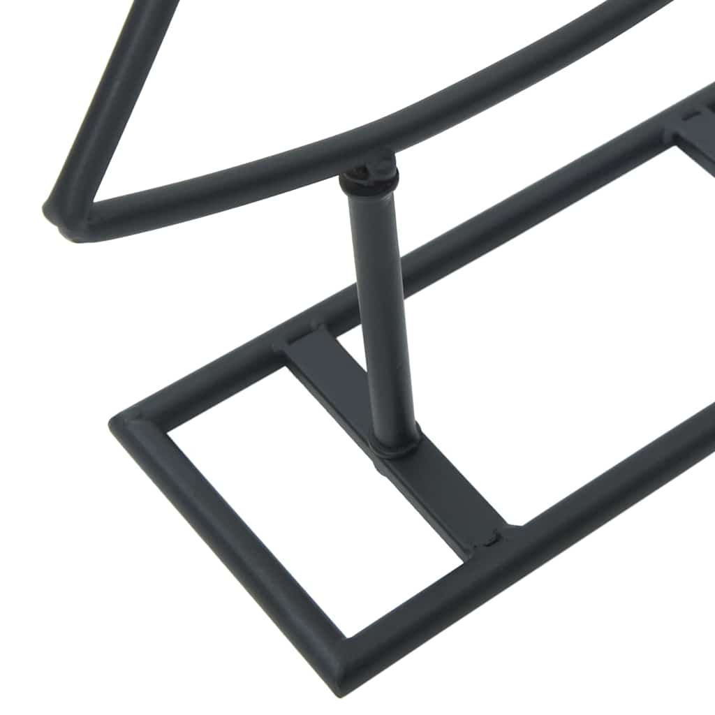 vidaXL Metal Christmas Tree Black 210 cm Steel