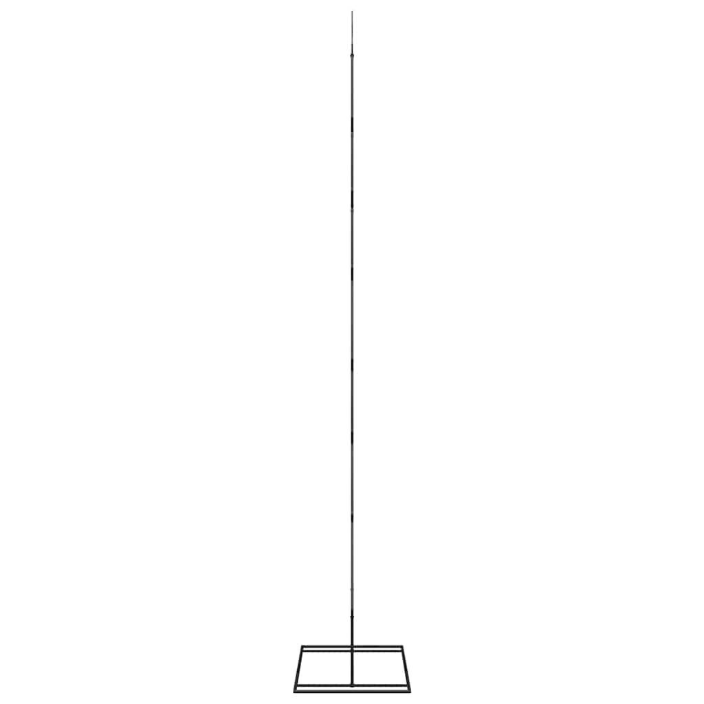vidaXL Metal Christmas Tree Black 210 cm Steel