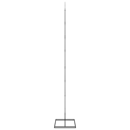 vidaXL Metal Christmas Tree Black 210 cm Steel