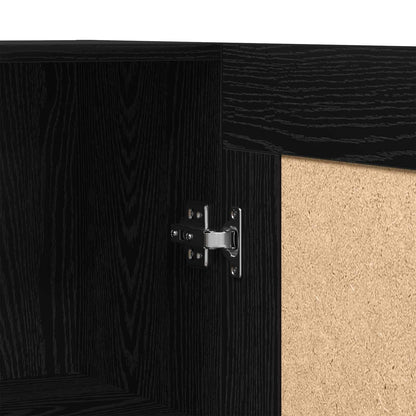 vidaXL Book Cabinet 3-Tier 82.5 x 30.5 x 185 cm Engineered Wood