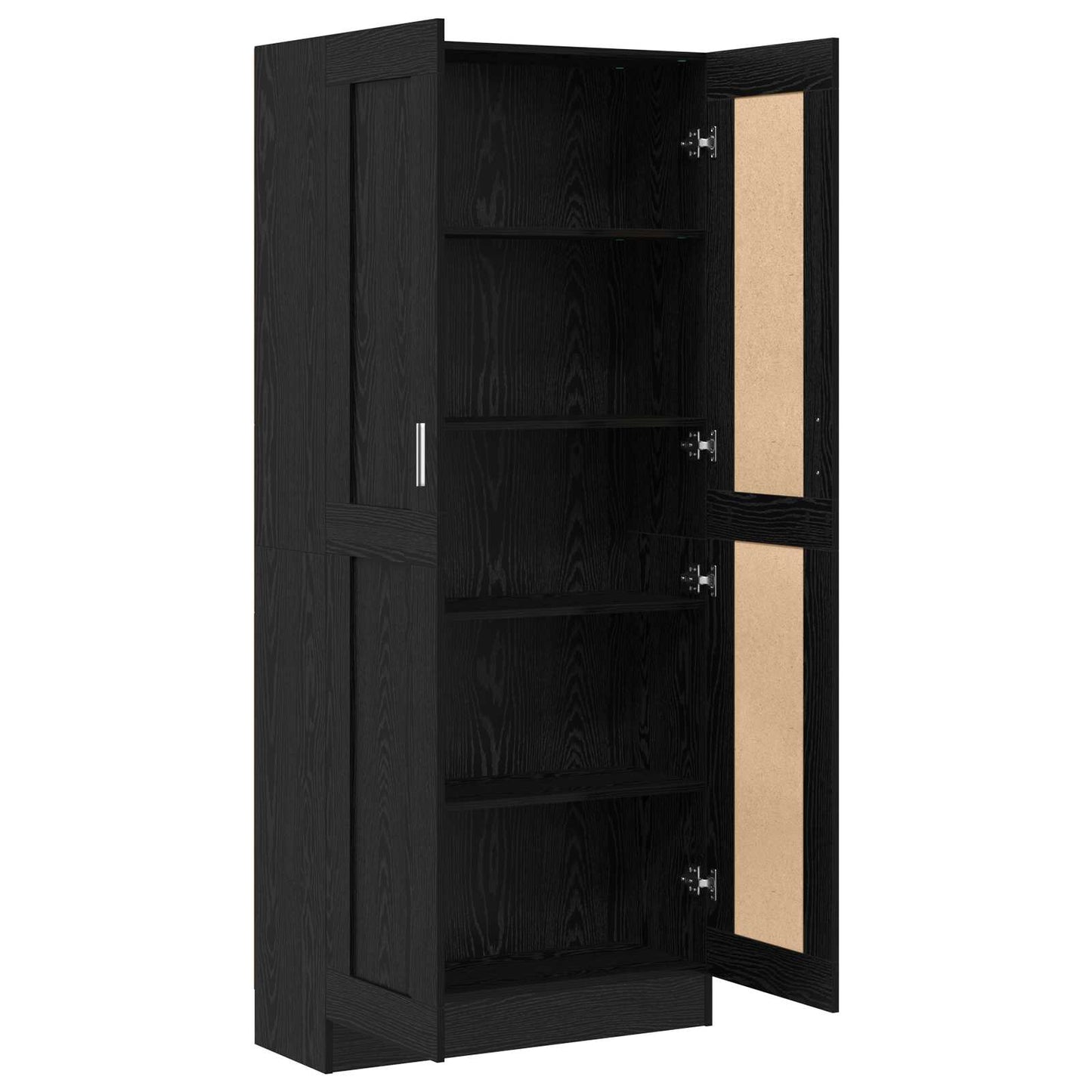 vidaXL Book Cabinet 3-Tier 82.5 x 30.5 x 185 cm Engineered Wood