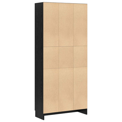 vidaXL Book Cabinet 3-Tier 82.5 x 30.5 x 185 cm Engineered Wood