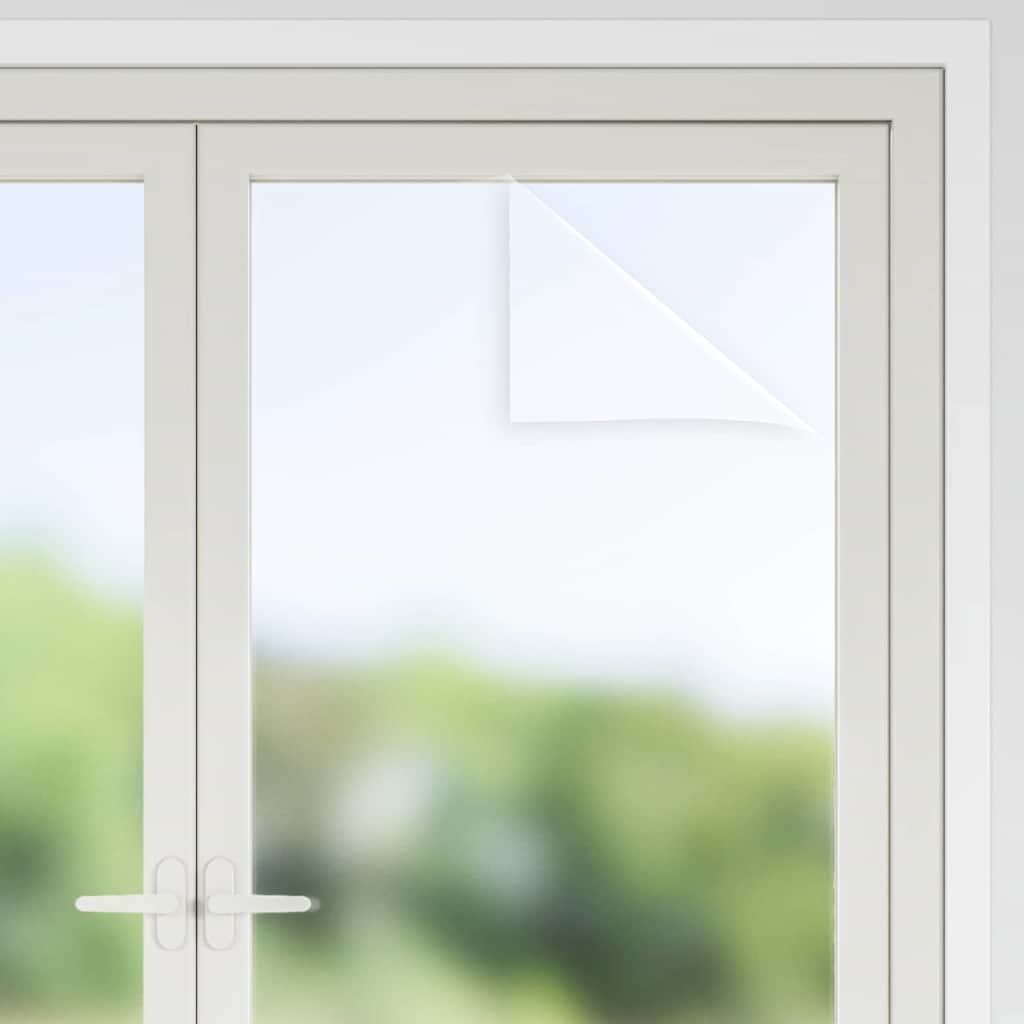 vidaXL Static Window Film Frosted Grey 60 x 1000 cm PVC