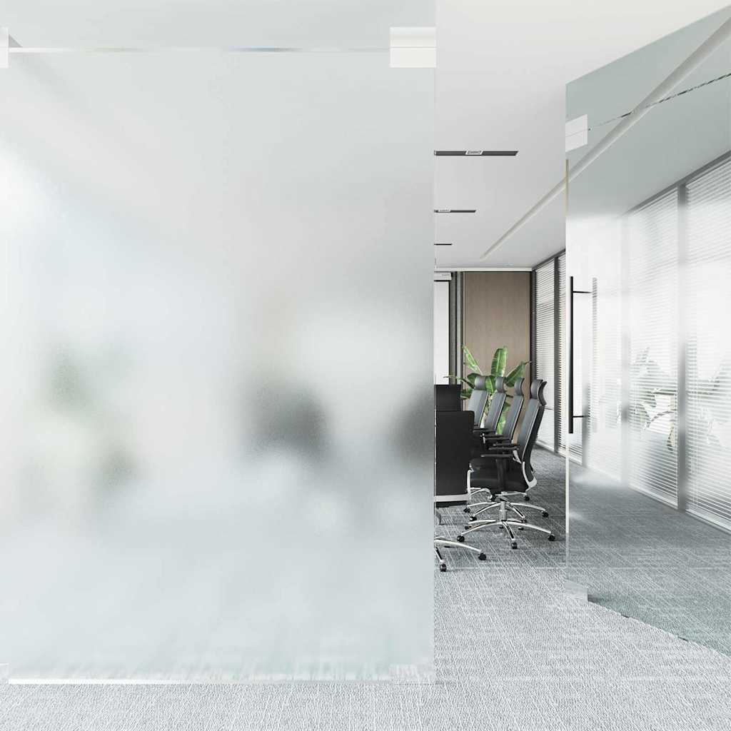 vidaXL Static Window Film Frosted Grey 90 x 500 cm PVC