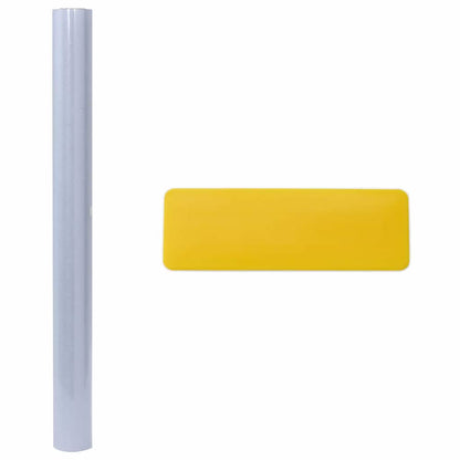 vidaXL Static Window Film Frosted Grey 90 x 2000 cm PVC