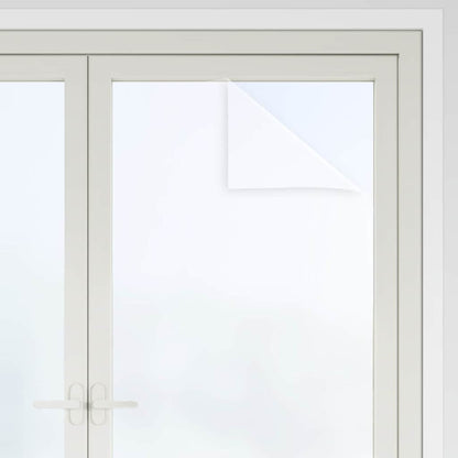 vidaXL Static Window Film Frosted White 45 x 1000 cm PVC