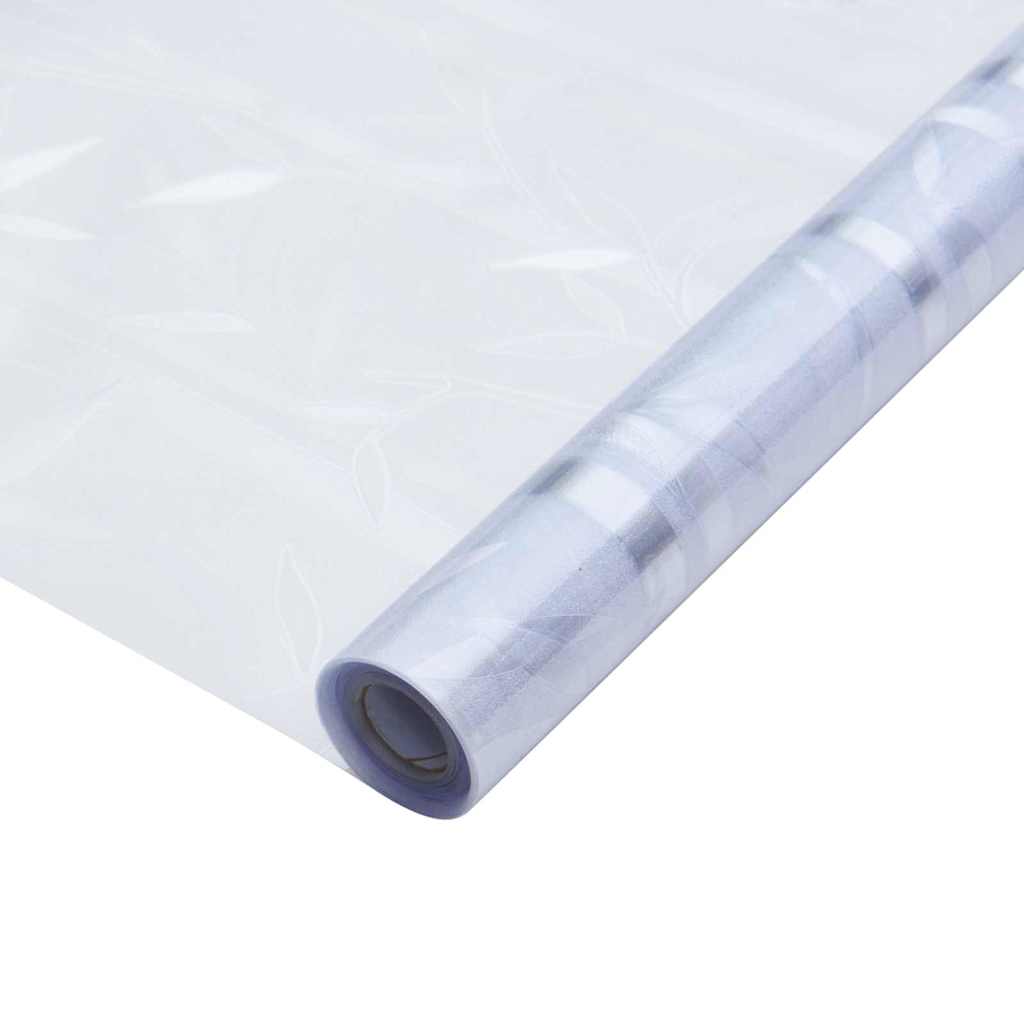 vidaXL Static Window Film Bamboo Pattern 45 x 500 cm PVC