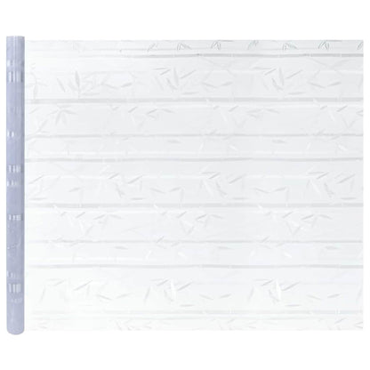 vidaXL Static Window Film Bamboo Pattern 60 x 500 cm PVC