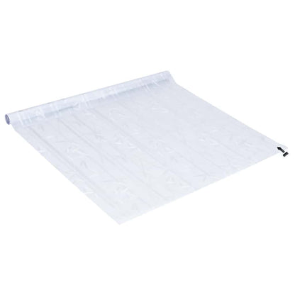 vidaXL Static Window Film Bamboo Pattern 90 x 500 cm PVC