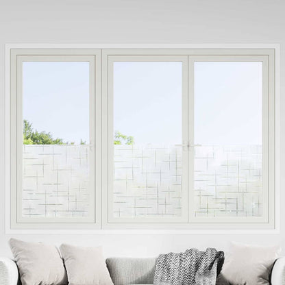 vidaXL Static Window Film Star Pattern 90 x 500 cm PVC
