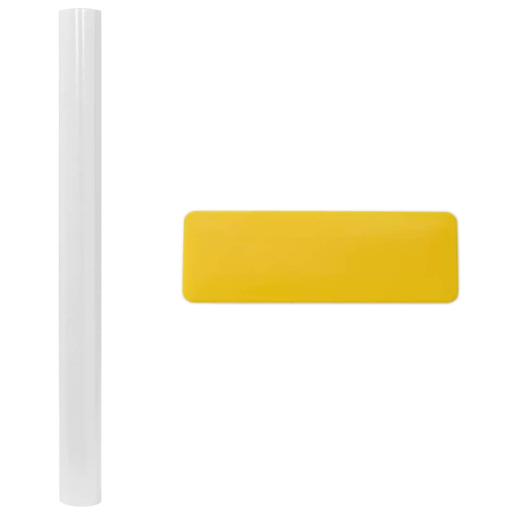 vidaXL Static Window Film Blinds Pattern 45 x 500 cm PVC