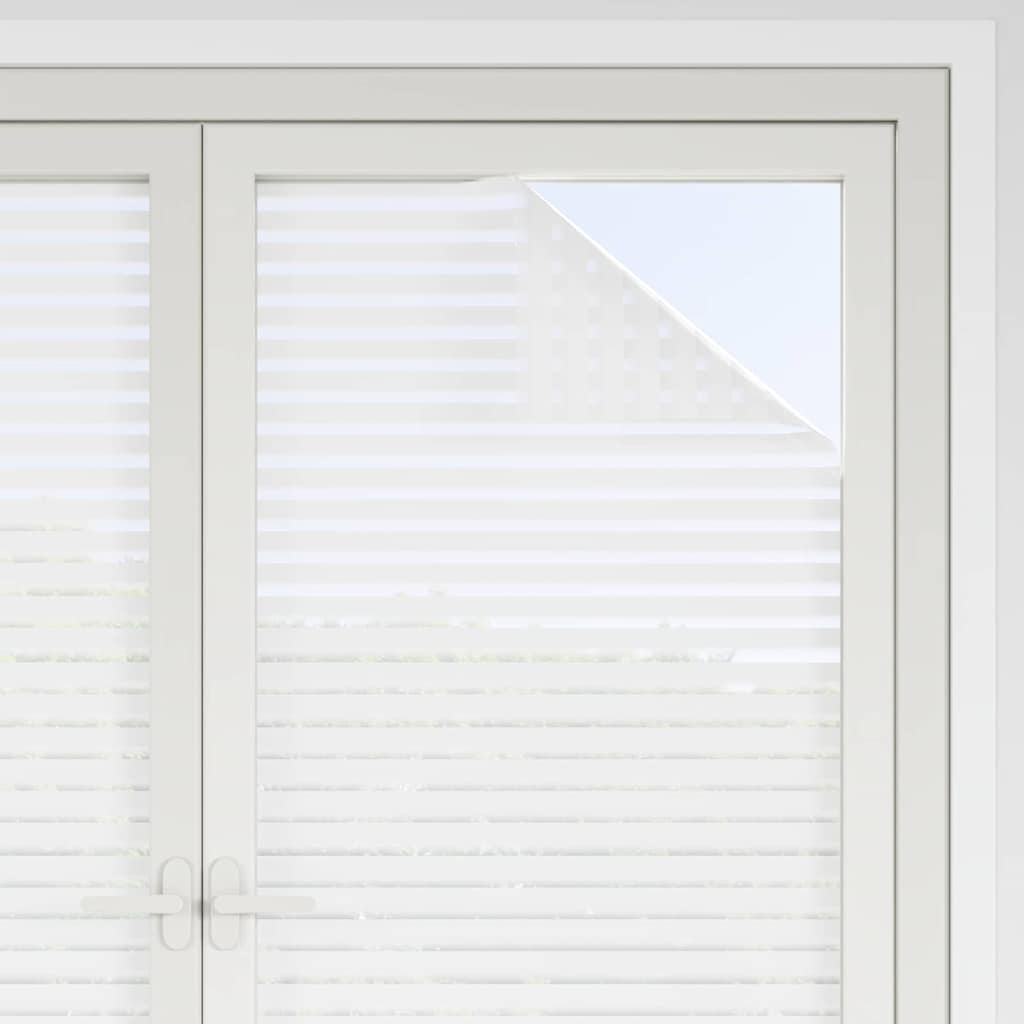 vidaXL Static Window Film Blinds Pattern 45 x 500 cm PVC