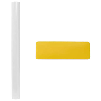 vidaXL Static Window Film Blinds Pattern 90 x 500 cm PVC