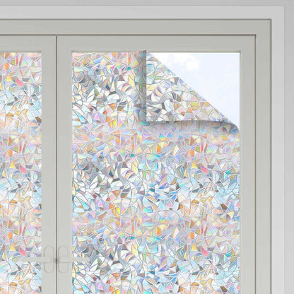 vidaXL Static Window Film Transparent 90 x 1000 cm PVC