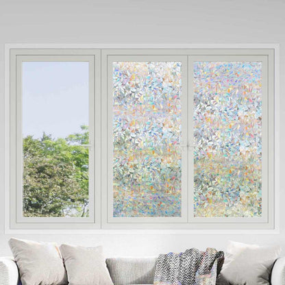 vidaXL Static Window Film Transparent 90 x 1000 cm PVC