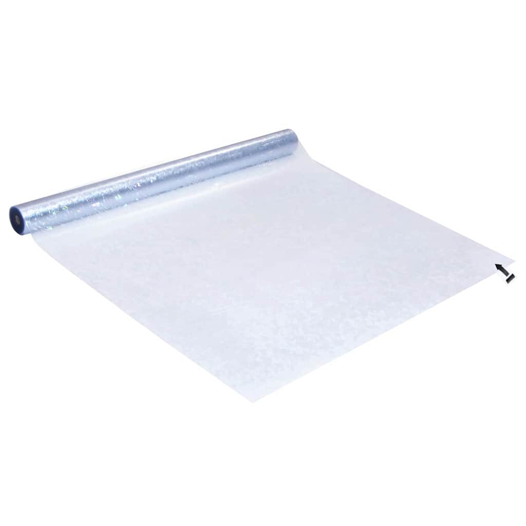 vidaXL Static Window Film Transparent 90 x 1000 cm PVC