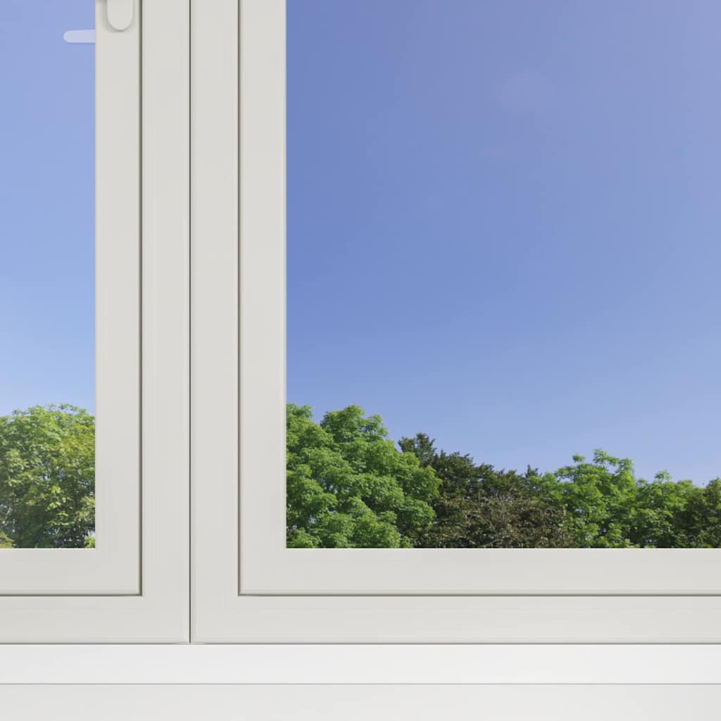 vidaXL Static Reflective Solar Window Film Silver 90 x 2000 cm PVC