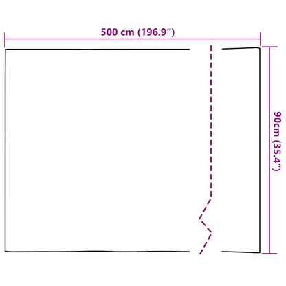 vidaXL Self-adhesive Window Film Frosted White 90 x 500 cm PVC
