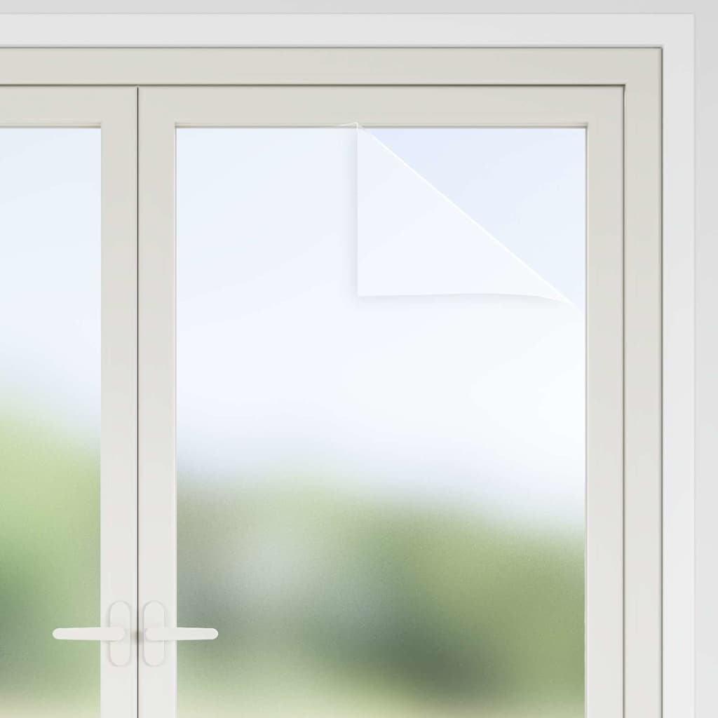 vidaXL Self-adhesive Window Film Frosted White 90 x 2000 cm PVC