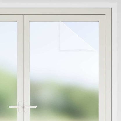 vidaXL Self-adhesive Window Film Frosted White 90 x 2000 cm PVC