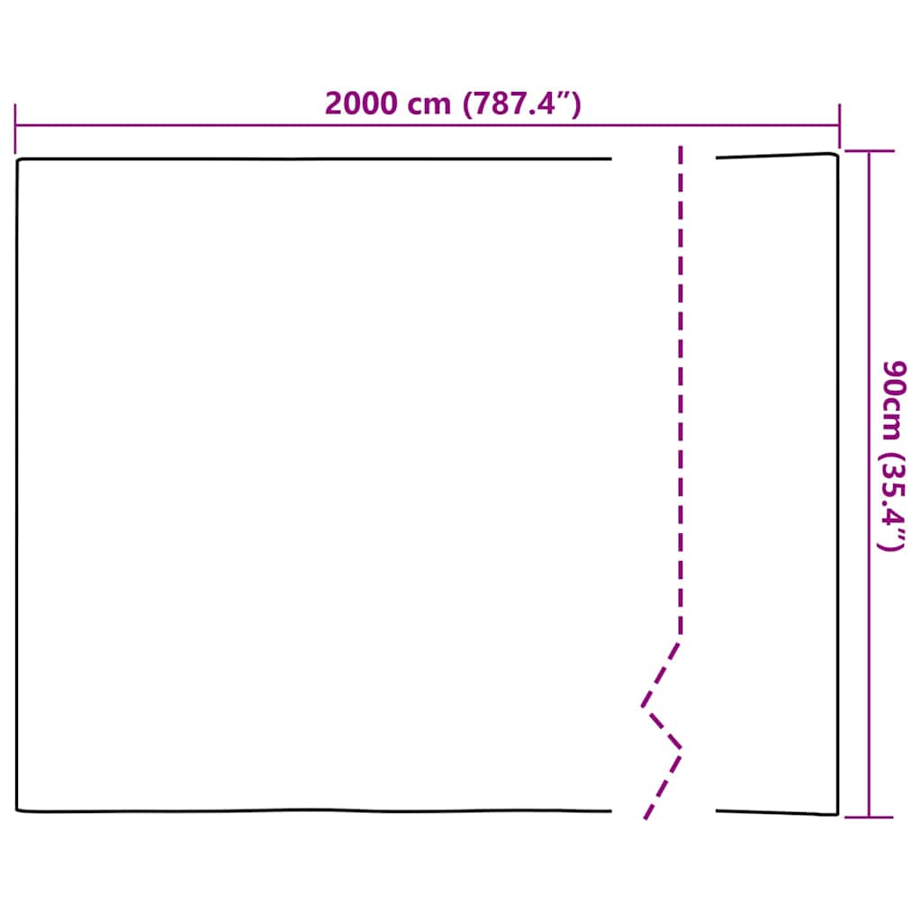 vidaXL Self-adhesive Window Film Frosted White 90 x 2000 cm PVC