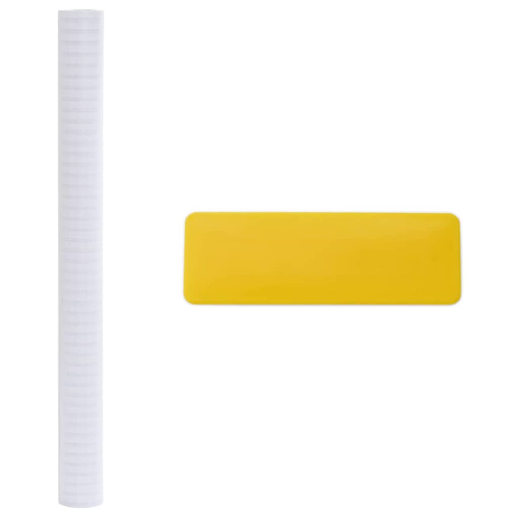 vidaXL Self-adhesive Window Film Frosted stripes 45 x 500 cm PVC