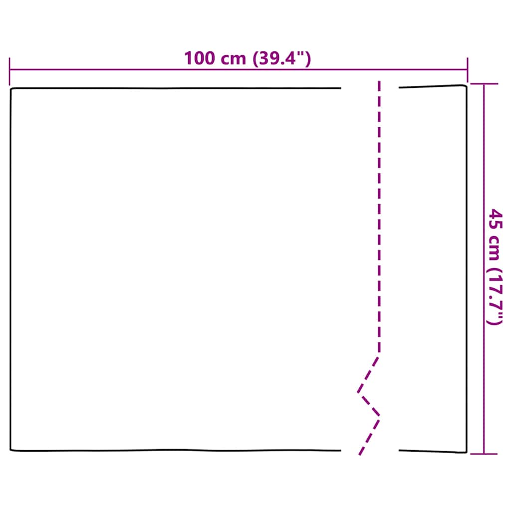 vidaXL Self-adhesive Mirror Film 45 x 100 cm 2 pcs Silver PET