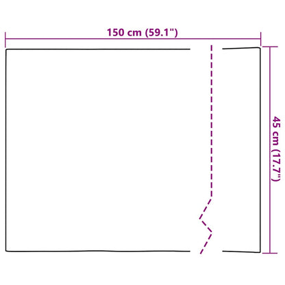 vidaXL Self-adhesive Mirror Film 45 x 150 cm 2 pcs Silver PET