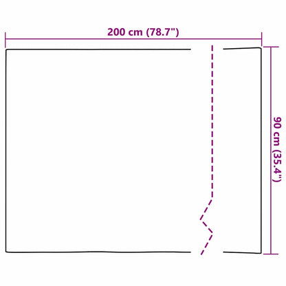 vidaXL Self-adhesive Mirror Film 90 x 200 cm 2 pcs Silver PET