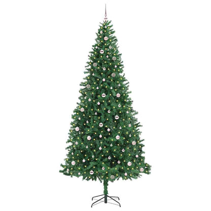 vidaXL Artificial Christmas Tree with 300 LEDs with Stand Green 300 cm
