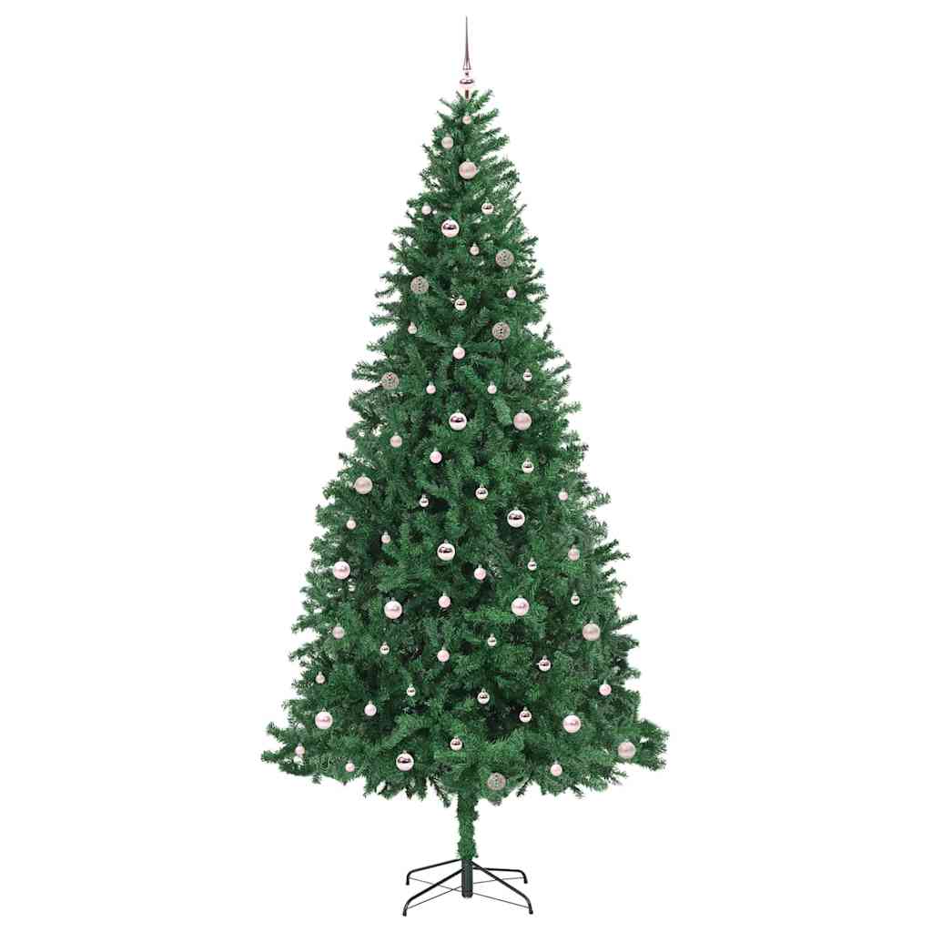 vidaXL Artificial Christmas Tree with 300 LEDs with Stand Green 300 cm