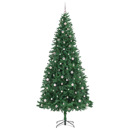 vidaXL Artificial Christmas Tree with 300 LEDs with Stand Green 300 cm