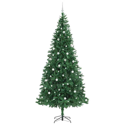vidaXL Artificial Christmas Tree with 300 LEDs with Stand Green 300 cm
