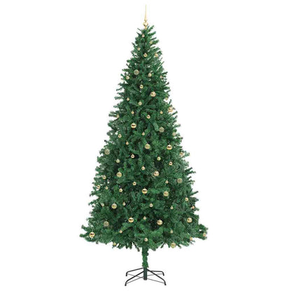 vidaXL Artificial Christmas Tree with 300 LEDs with Stand Green 300 cm