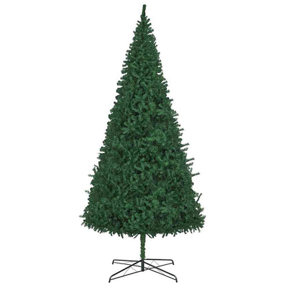 vidaXL Christmas Tree with Decorative String Lights Green 400 cm PVC