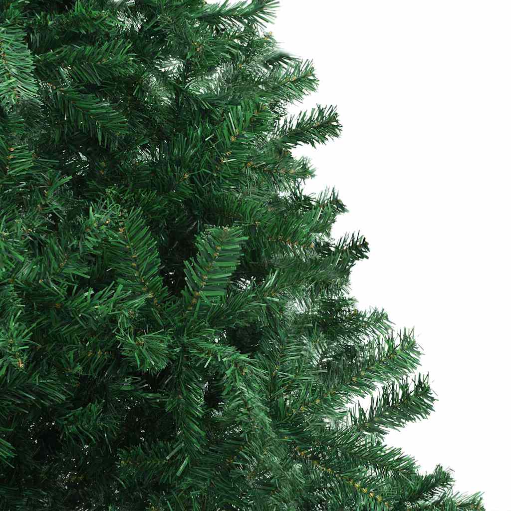 vidaXL Christmas Tree with Decorative String Lights Green 400 cm PVC