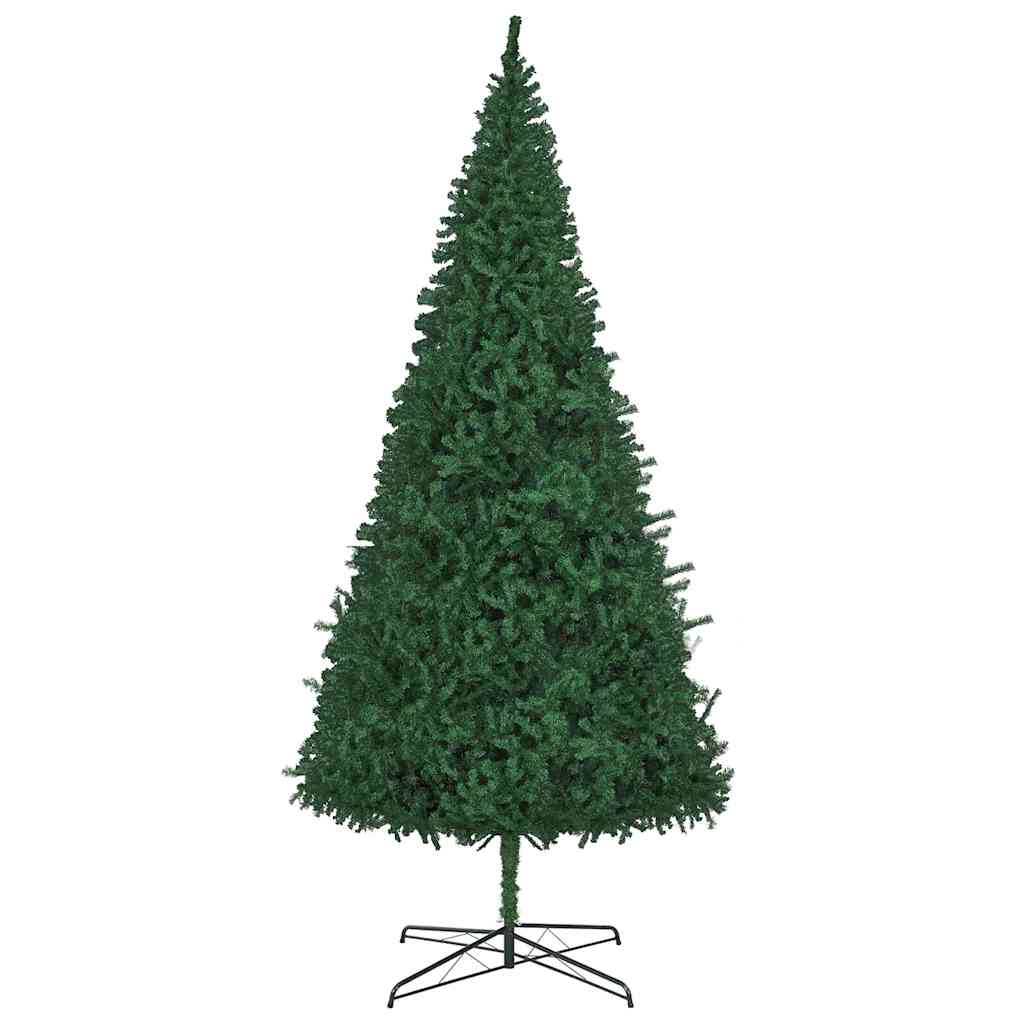 vidaXL Christmas Tree with Decorative String Lights Green 400 cm PVC