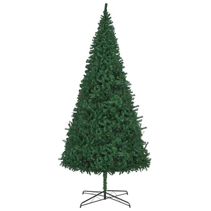 vidaXL Christmas Tree with Decorative String Lights Green 400 cm PVC