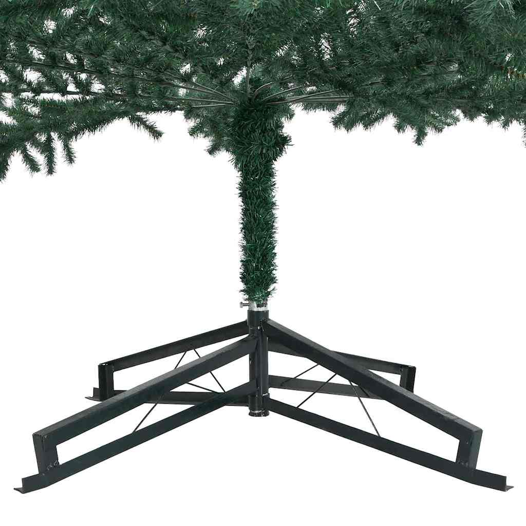 vidaXL Artificial Pre-lit Christmas Tree Green 500 cm PVC