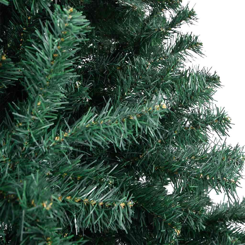 vidaXL Artificial Pre-lit Christmas Tree Green 500 cm PVC
