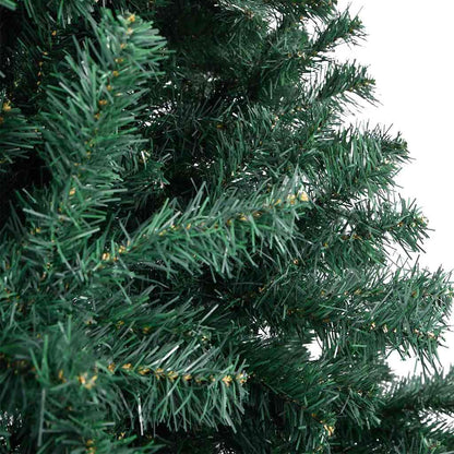 vidaXL Artificial Pre-lit Christmas Tree Green 500 cm PVC