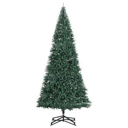 vidaXL Artificial Pre-lit Christmas Tree Green 500 cm PVC
