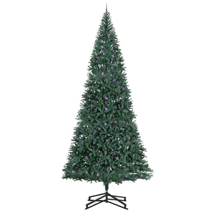 vidaXL Artificial Pre-lit Christmas Tree with Ball Set Green 500 cm