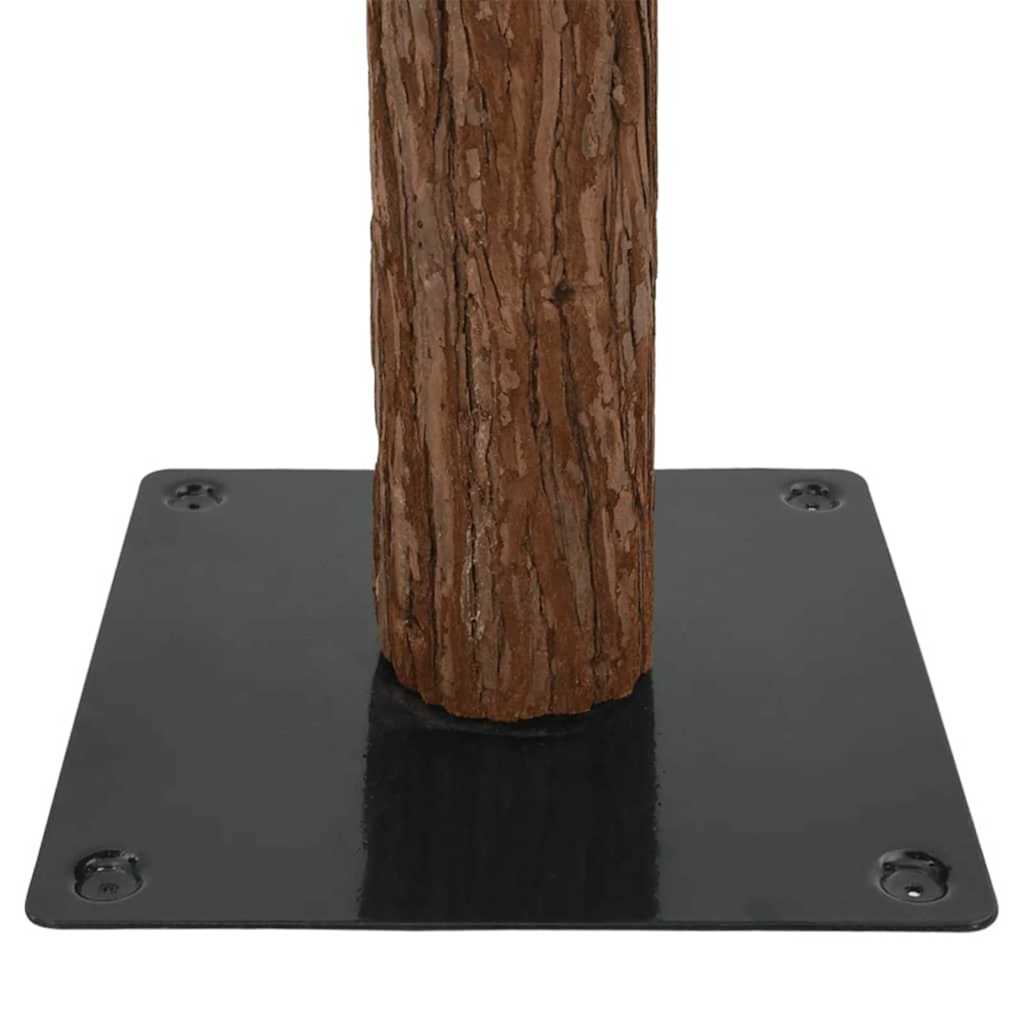 vidaXL Slim Christmas Tree Green 180 cm PVC and Solid Pine wood