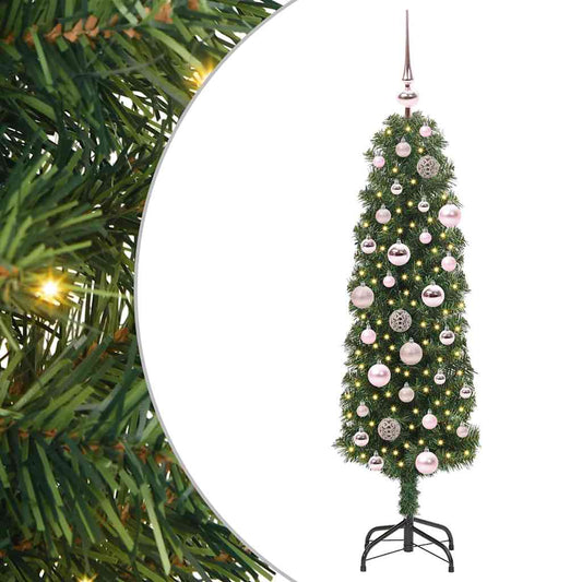 vidaXL Artificial Christmas Tree with 150 LEDs with Stand Green 120 cm