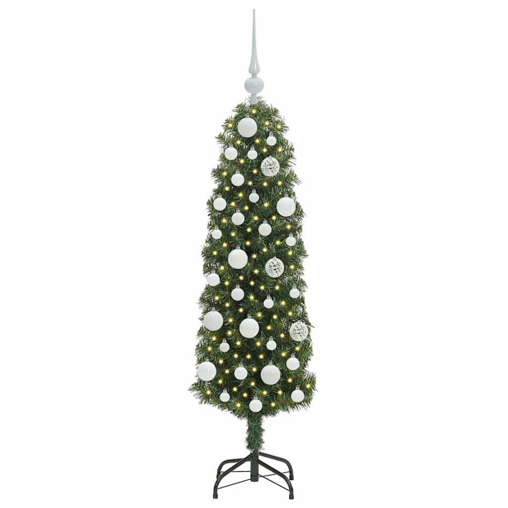 vidaXL Artificial Christmas Tree with 150 LEDs with Stand Green 120 cm