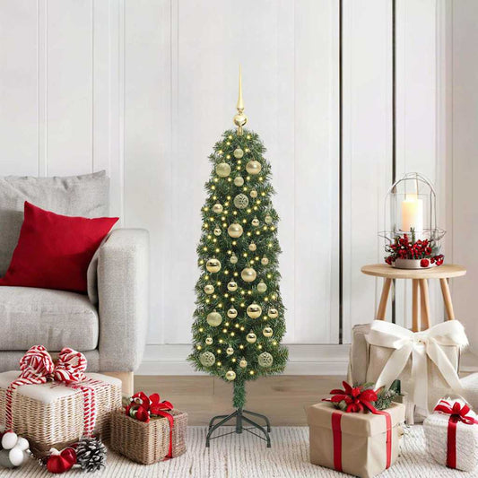 vidaXL Artificial Christmas Tree with 150 LEDs with Stand Green 120 cm